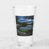 Verre Arbres au bord d'un beau lac du Connecticut (Devant)