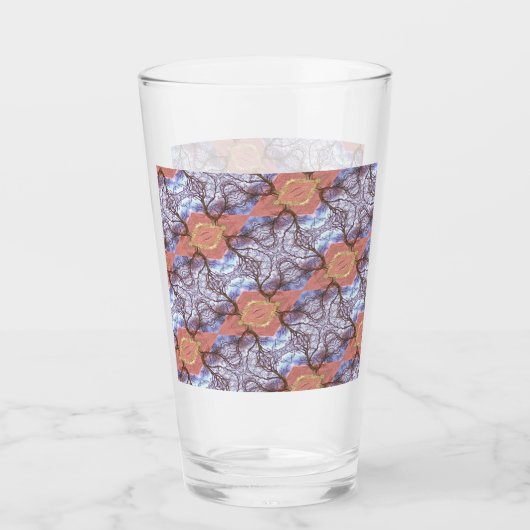 VERRE ARBRES ET CHAMPS (Devant)