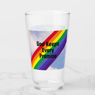 Verre Arc en ciel dans le ciel Inspirationnel Bible Vers