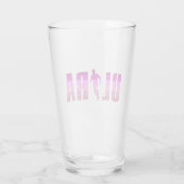 Verre Arc-en-ciel rose pourpre ultra-courant (Dos)