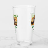 Verre Arc vert joyeuse Vibes ajouter le nom de la photo (Droite)