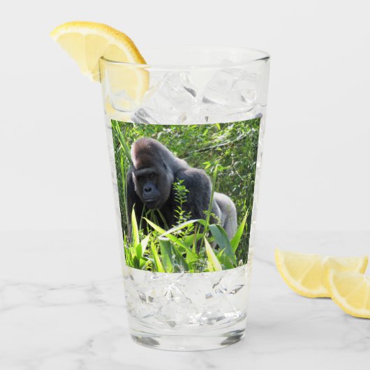 Verre Argent Gorilla Tumbler / Shaker Glass (Devant glace)