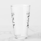 Verre Argent métallique 18e anniversaire (Droite)