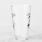 Verre Argent métallique 21e anniversaire (Gauche)