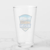 Verre Argentina Illustration Retro Badge (Dos)