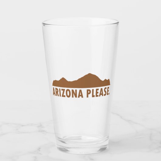 Verre Arizona S'il vous plaît (Devant)