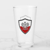 Verre Armoiries de la Pologne (Dos)