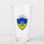 Verre Armoiries de l'Ukraine (Devant)