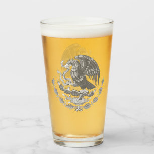 Verre Armoiries mexicaines - argent