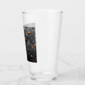 Verre Arrière - plan en acier brûlé (Gauche)