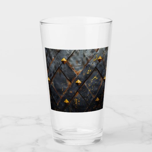 Verre Arrière - plan en acier brûlé (Devant)