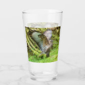 Verre Art animalier : Aile de Buse variable s'étirant pe (Dos)