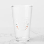 Verre Art chrétien floral foncé - Psaume 56:3 (Dos)