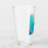 Verre Art côtier classique, raie manta (Droite)