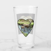 Verre Art de la nature personnalisable représentant une  (Dos)