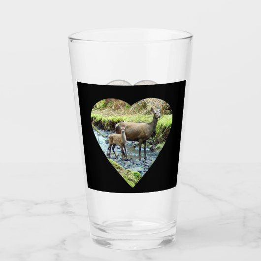 Verre Art de la nature personnalisable représentant une  (Devant)