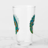Verre Art de l'alligator tribal (Gauche)