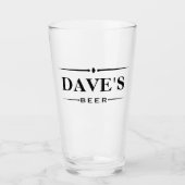 Verre Art déco antique (Devant)