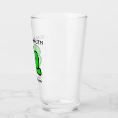 Verre Art floral de la Saint-Patrick Trèfle vert (Gauche)