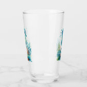 Verre art marin/de plage/côtier hippique (Gauche)