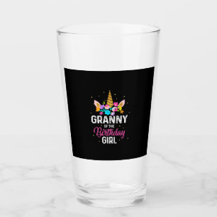 Verre Art Mère Granny Of The Birthday Girl Birthday