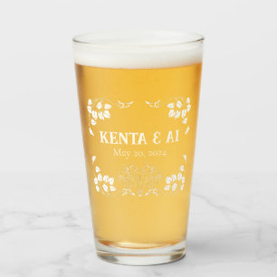 Verre Art nouveau personnalisé