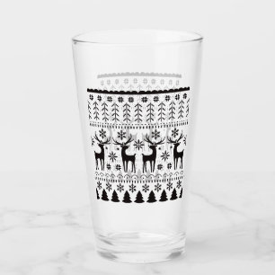 Verre Art populaire moderne rennes de Noël