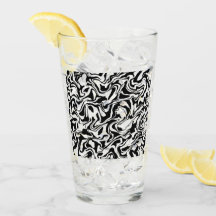 Artiste Abstrait moderne noir et blanc