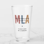 Verre Assistant de laboratoire médical MLA personnalisé (Devant)
