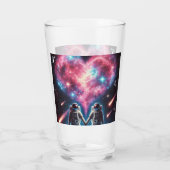 Verre Astronaut Love Galaxy Glass Cup (Dos)