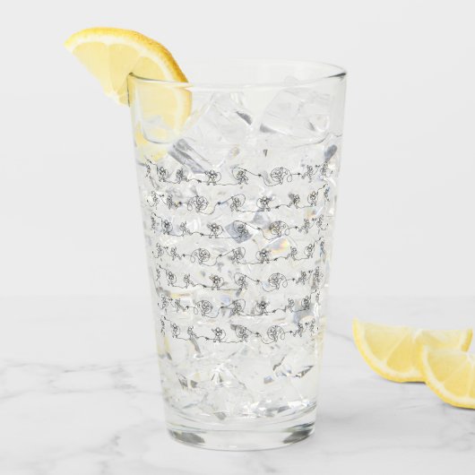 Verre astronaute (Devant glace)