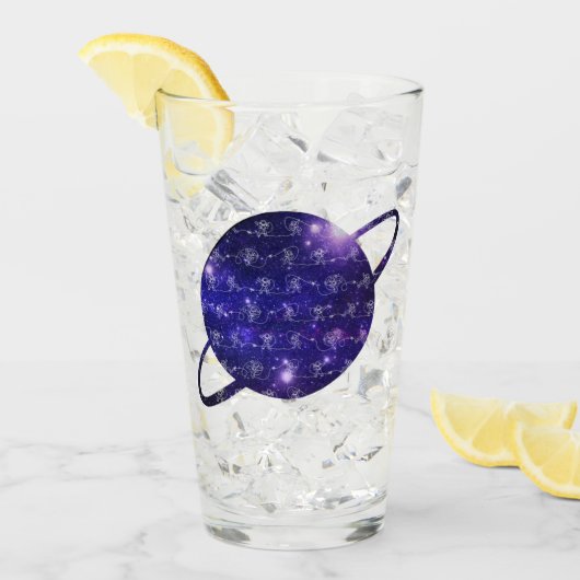 Verre astronaute (Devant glace)