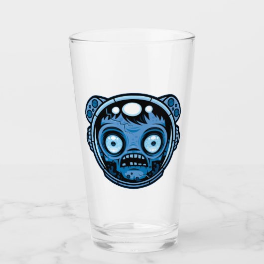 Verre Astronaute zombie (Devant)