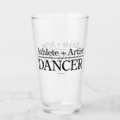 Verre Athlète + Artiste = Danseuse (Devant)