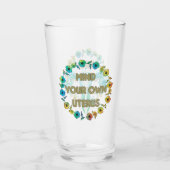 Verre Attention à votre propre utérus | Autonomiser la f (Dos)