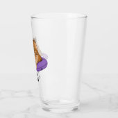 Verre Attitude de chat drôle (Gauche)