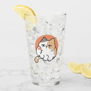 Verre Attitude de Chat Paresseux – Trop Ennuyé pour S'en