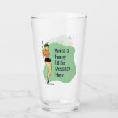 Verre Attitude sans souci : Un Pinup Rétro Chic (Dos)