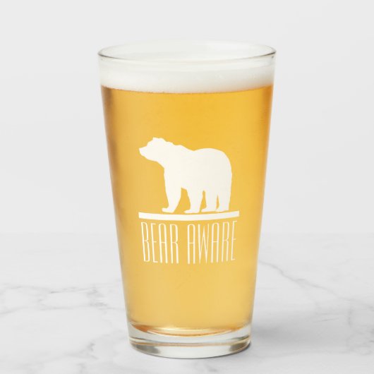 Verre au contact de l'ours (Devant (rempli))