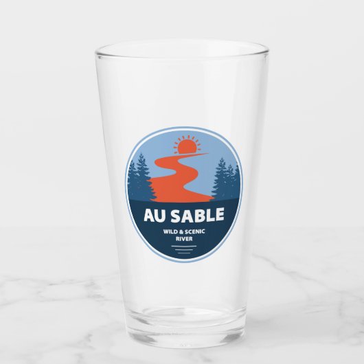 Verre Au Sable Wild Et Rivière Pittoresque (Devant)