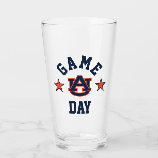 Verre Auburn University Jeu Day (Devant)