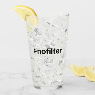 Verre AUCUN Hashtag FILTER