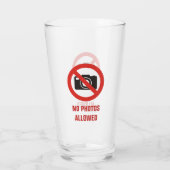 Verre Aucune photo autorisée (Dos)