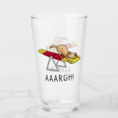 Verre AUJOURD'HUI ! Drôle chien compteur d'agilité (Devant)