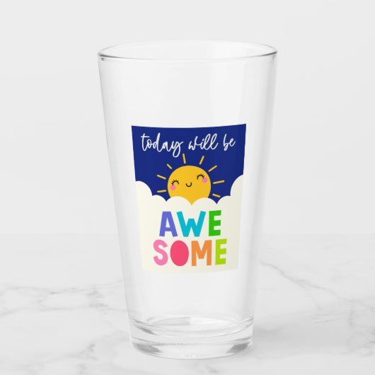 Verre Aujourd'Hui Sera Super (Devant)