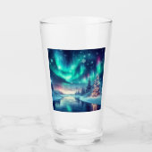 Verre aurora borealis/Noël/hiver (Devant)