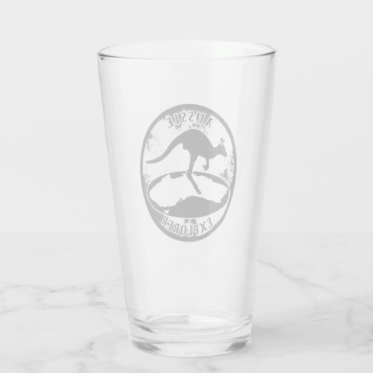 Verre Aussie Explorer en grunge (Dos)