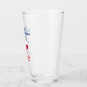 Verre Austin Texas Bachelor Party Favoriser Beer Pint (Gauche)