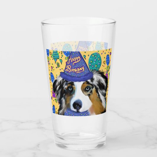VERRE AUSTRALIAN SHEPHERD (Dos)