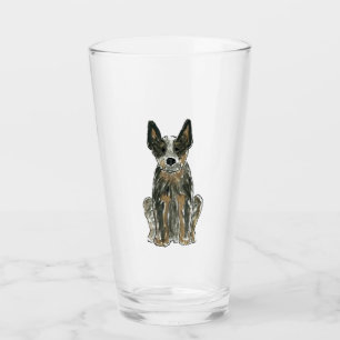 Verre australien de culbuteur de chien de bétail